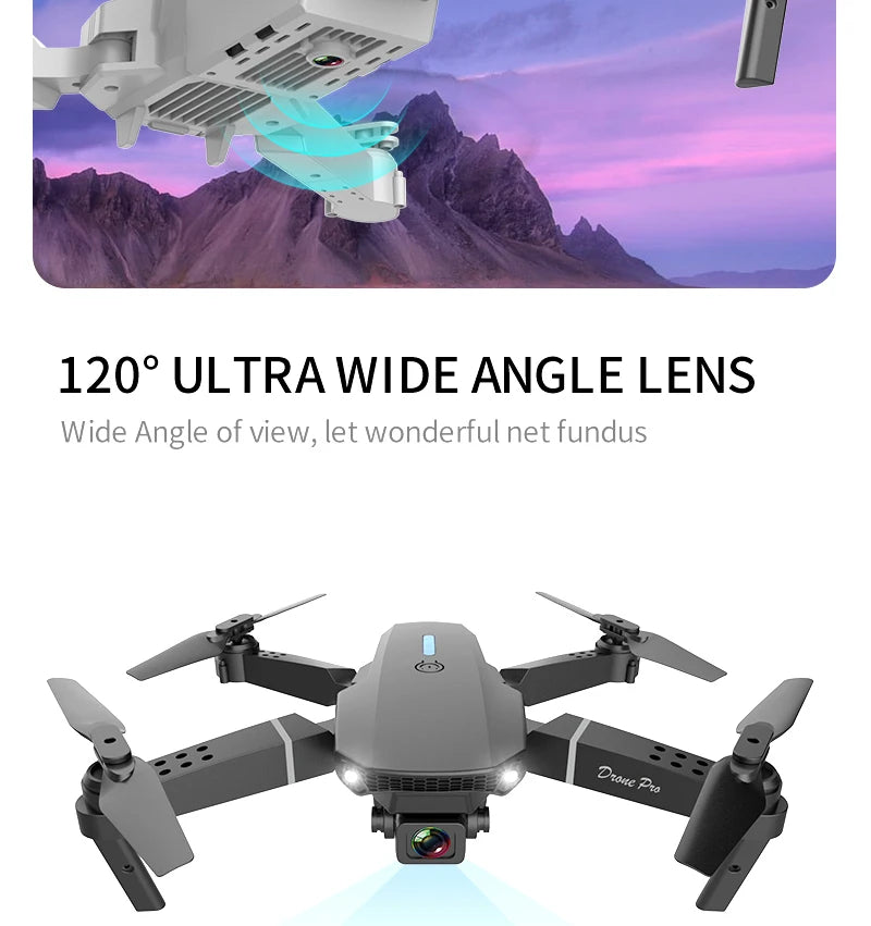 4K HD Drones Fixed Folding Dual Camera UAV with Remote Control