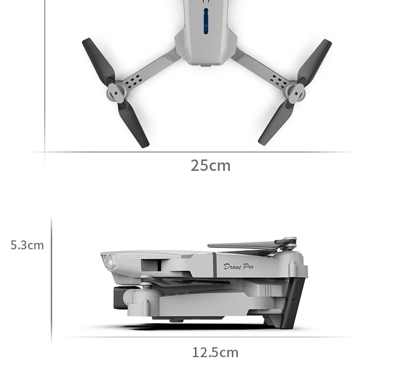 4K HD Drones Fixed Folding Dual Camera UAV with Remote Control