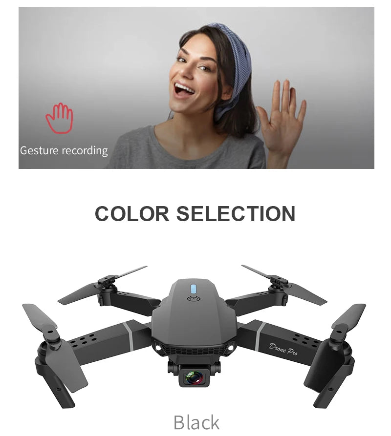 4K HD Drones Fixed Folding Dual Camera UAV with Remote Control