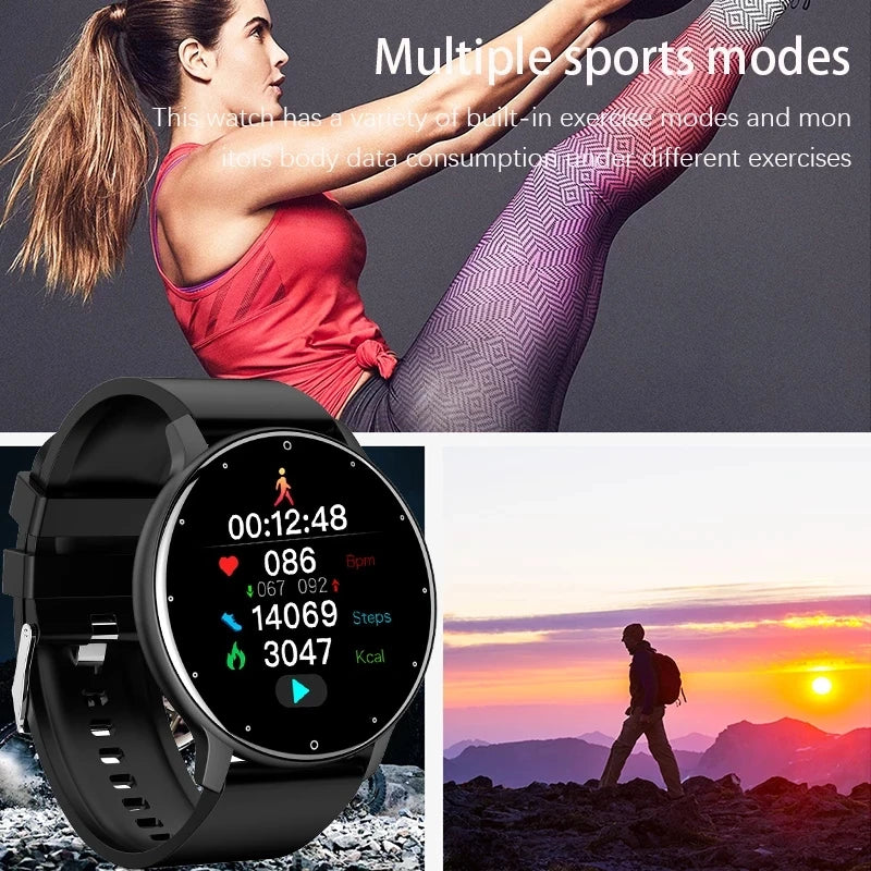 LIGE Smart band Watch Men Real-time Weather Forecast Activity Tracker Watches Sports Ladies Smart Watch Women For Xiaomi Watch