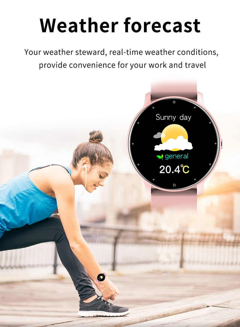 LIGE Smart band Watch Men Real-time Weather Forecast Activity Tracker Watches Sports Ladies Smart Watch Women For Xiaomi Watch