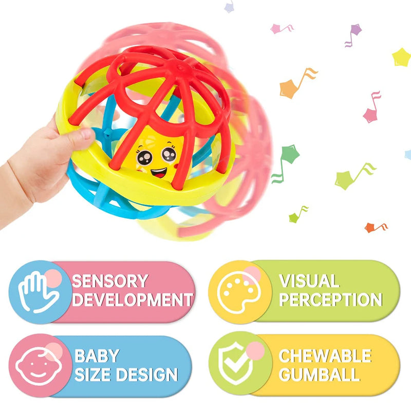 Baby Rattles 0 12 Months Baby Educational Toys Shaker Grab Spin Set Sensory Educational Newborn Gift for Infant Boys Girls