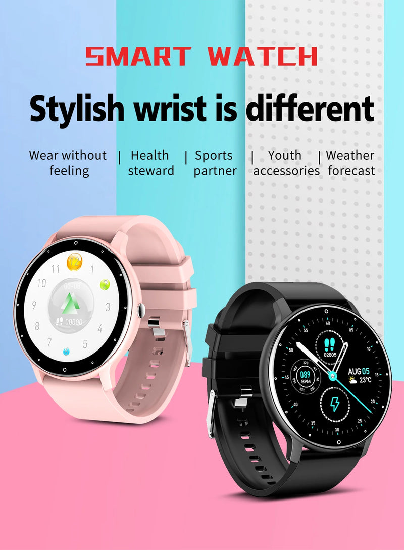 LIGE Ladies Smart Watch Bluetooth Call Watch Sport Fitness Heart Rate Monitor Blood Oxygen Lady Smartwatch For Women IOS Android