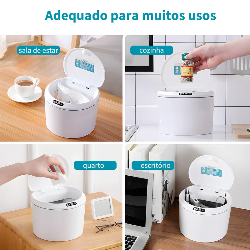 Auto Sensor bin, bathroom bin, smart bin, kitchen bin, automatic toilet bin, Brazil