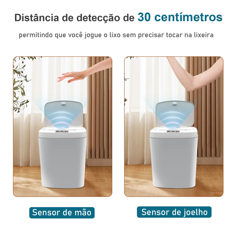 Auto Sensor bin, bathroom bin, smart bin, kitchen bin, automatic toilet bin, Brazil