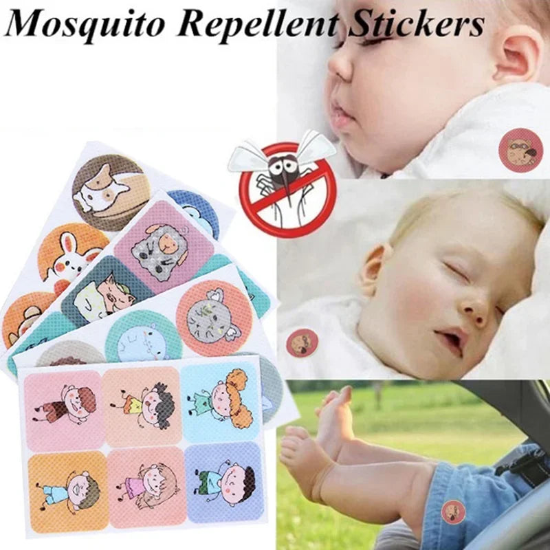 120/240PCS Cartoon Mosquito Patch 100% Natural Non Toxic Mosquito Repellent Anti-Mosquito Repellent Patch For Children