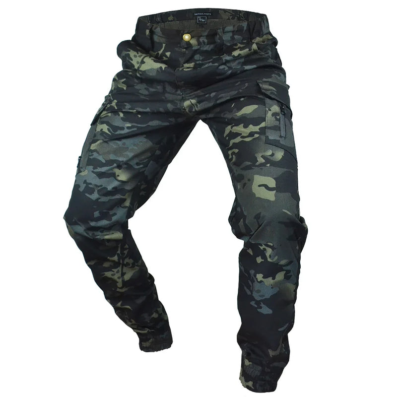 Mege Tactical Camouflage Joggers Outdoor Ripstop Cargo Pants Working Clothing Hiking Trousers Men's Streetwear