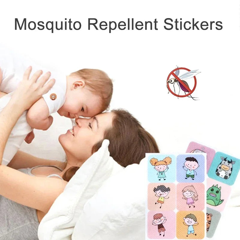 120/240PCS Cartoon Mosquito Patch 100% Natural Non Toxic Mosquito Repellent Anti-Mosquito Repellent Patch For Children