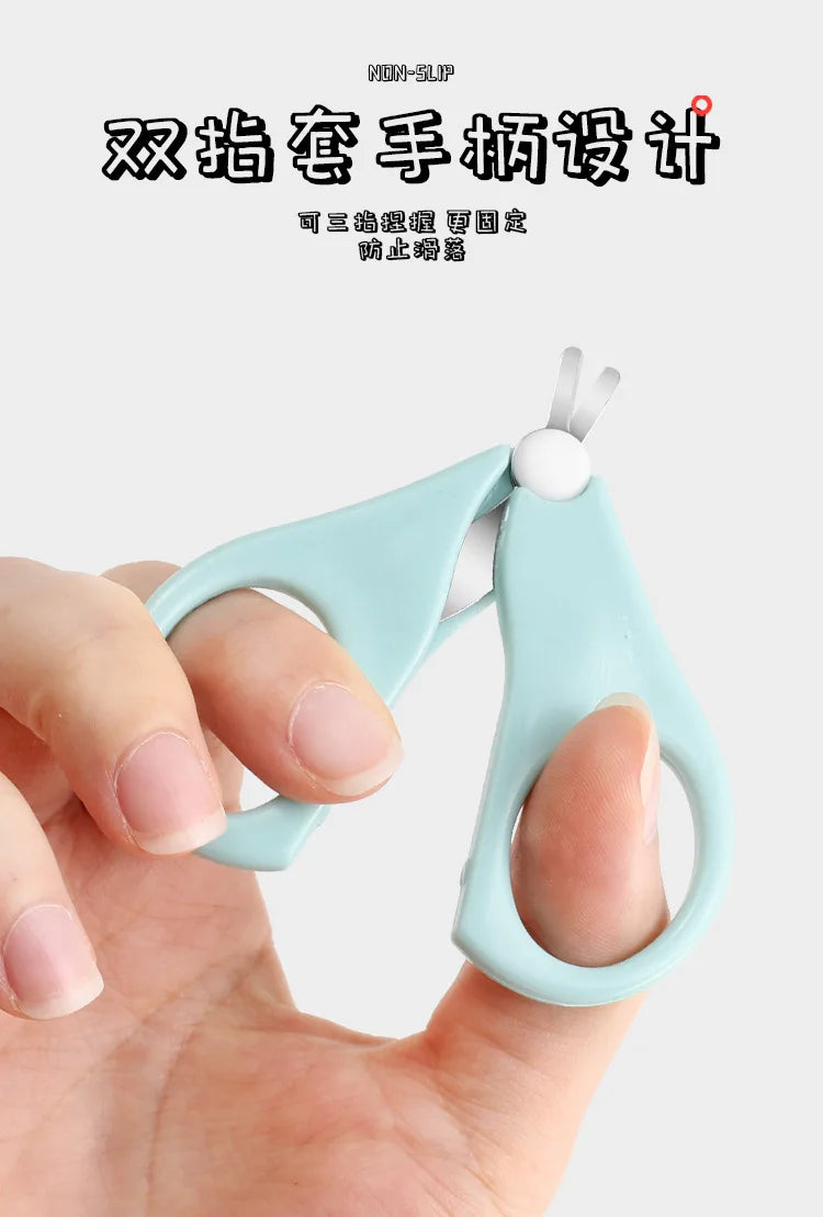 Safety Mini Nail Clippers Scissors Cutter Convenient Daily Baby Nail Shell Shear Manicure Tool Baby Nail Care for Newborn Baby