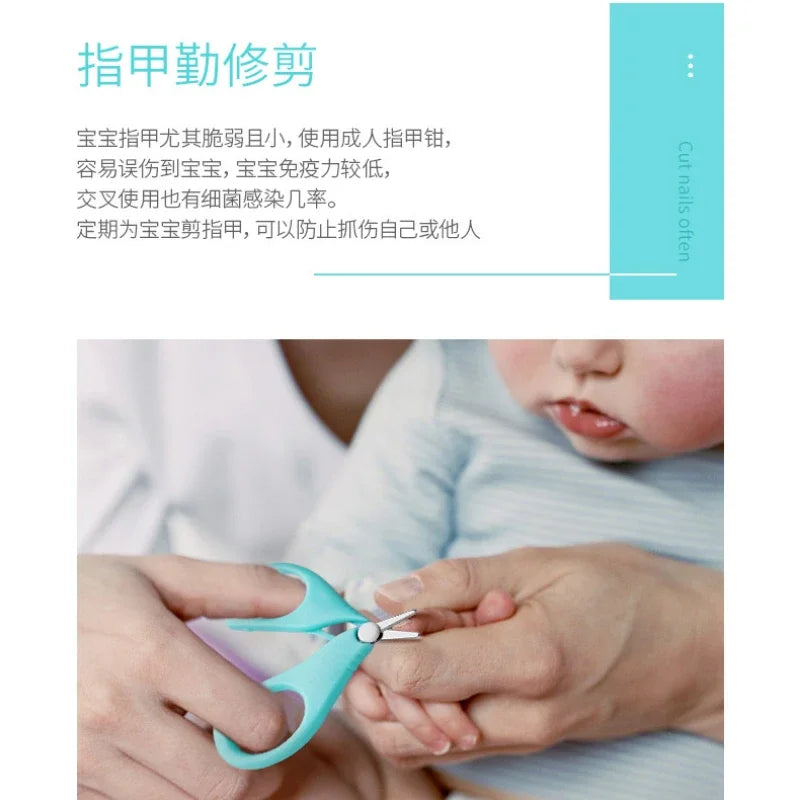 Safety Mini Nail Clippers Scissors Cutter Convenient Daily Baby Nail Shell Shear Manicure Tool Baby Nail Care for Newborn Baby