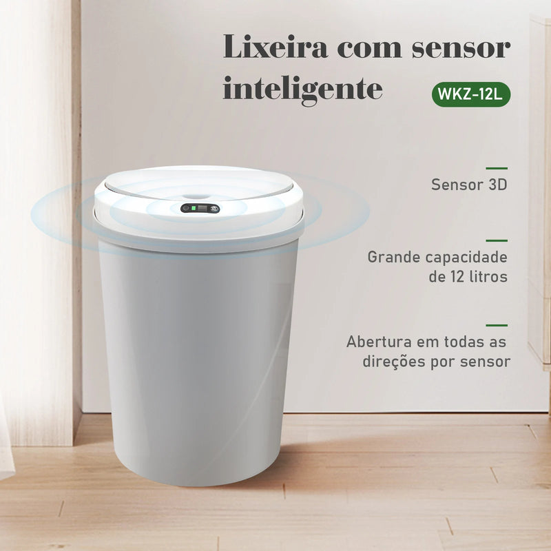 Auto Sensor bin, bathroom bin, smart bin, kitchen bin, automatic toilet bin, Brazil