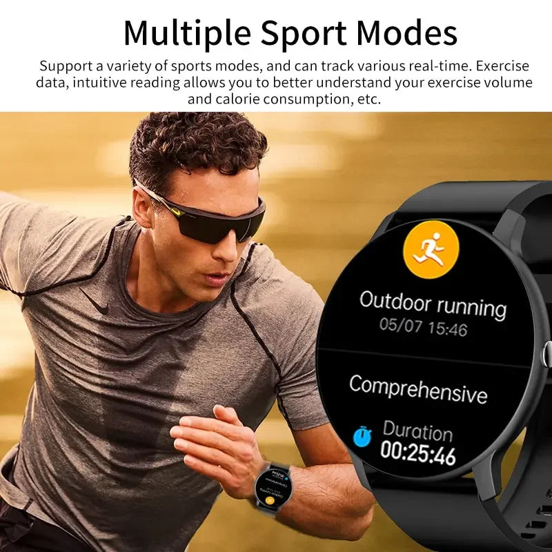 LIGE Ladies Smart Watch Bluetooth Call Watch Sport Fitness Heart Rate Monitor Blood Oxygen Lady Smartwatch For Women IOS Android