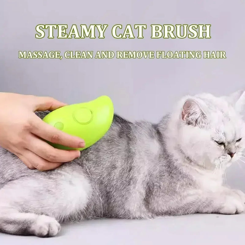 Cat Steam Brush Steamy Dog Brush 3 in 1 Electric Spray Cat Hair Brushes for Massage Pet Grooming Comb Hair Removal Combs