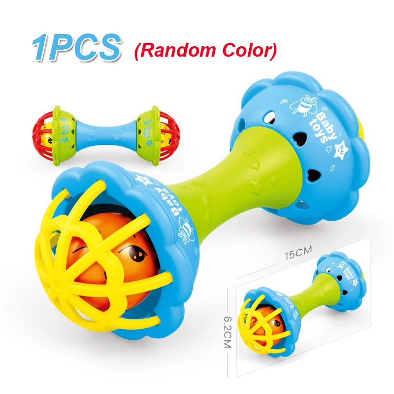 Baby Rattles 0 12 Months Baby Educational Toys Shaker Grab Spin Set Sensory Educational Newborn Gift for Infant Boys Girls