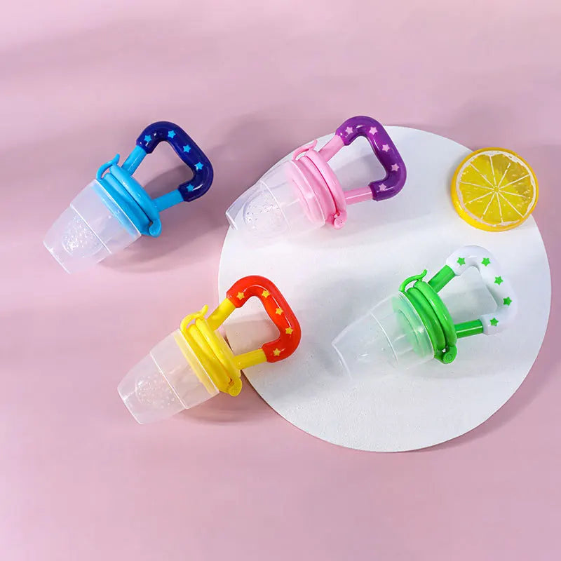 Baby Food Feeding Spoon Juice Extractor Chewing Fruit Vegetable Bite Eat Auxiliary Silicone Safe Babies Tableware Infant Bottles