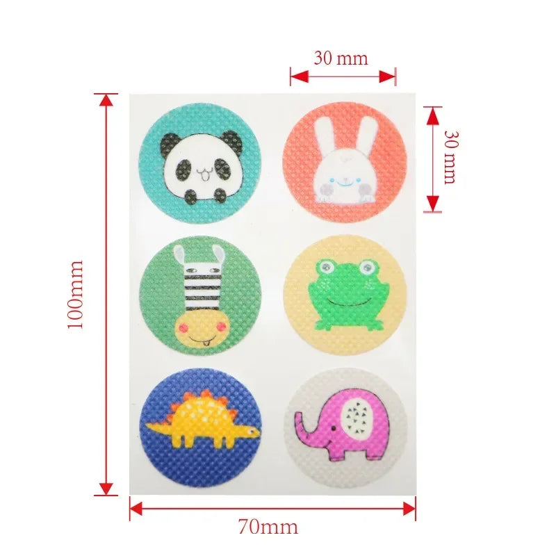 120/240PCS Cartoon Mosquito Patch 100% Natural Non Toxic Mosquito Repellent Anti-Mosquito Repellent Patch For Children