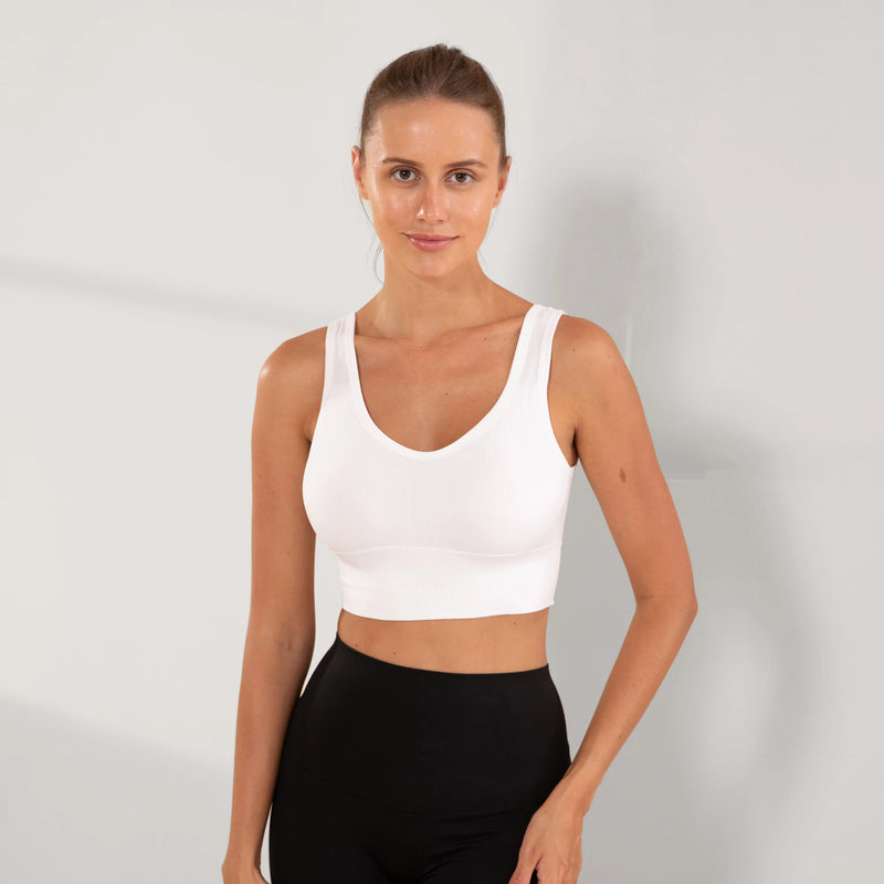 Top Hanes Feminino Sem Bojo Basico Plano Sem Costura Lateral